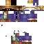 Minecraft skin texture, 64x64 pixels
