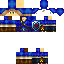 Minecraft skin texture, 64x64 pixels