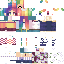 Minecraft skin texture, 64x64 pixels