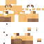 Minecraft skin texture, 64x64 pixels