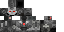 Minecraft skin texture, 64x32 legacy pixels