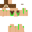 Minecraft skin texture, 64x64 pixels
