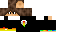 Minecraft skin texture, 64x32 legacy pixels