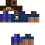 Minecraft skin texture, 64x64 pixels