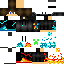 Minecraft skin texture, 64x64 pixels