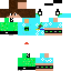 Minecraft skin texture, 64x64 pixels
