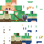 Minecraft skin texture, 64x64 pixels