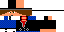 Minecraft skin texture, 64x32 legacy pixels