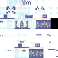 Minecraft skin texture, 64x64 pixels