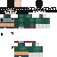Minecraft skin texture, 64x64 pixels