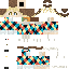Minecraft skin texture, 64x64 pixels