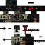 Minecraft skin texture, 64x64 pixels