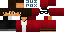 Minecraft skin texture, 64x32 legacy pixels