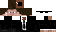 Minecraft skin texture, 64x32 legacy pixels