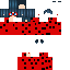 Minecraft skin texture, 64x64 pixels