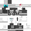 Minecraft skin texture, 64x64 pixels