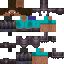 Minecraft skin texture, 64x64 pixels