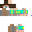 Minecraft skin texture, 64x64 pixels