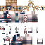 Minecraft skin texture, 64x64 pixels