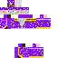 Purple Minecraft skin texture, 64x64 pixels