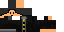 Minecraft skin texture, 64x32 legacy pixels