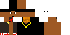 Minecraft skin texture, 64x32 legacy pixels