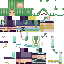 Minecraft skin texture, 64x64 pixels