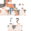 Minecraft skin texture, 64x64 pixels