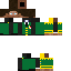 Minecraft skin texture, 64x64 pixels