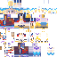 Minecraft skin texture, 64x64 pixels