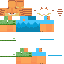 Minecraft skin texture, 64x64 pixels