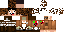 Minecraft skin texture, 64x32 legacy pixels