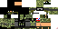 Minecraft skin texture, 64x32 legacy pixels