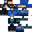 Minecraft skin texture, 64x64 pixels