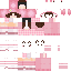 Minecraft skin texture, 64x64 pixels