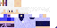 Minecraft skin texture, 64x32 legacy pixels