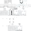 Minecraft skin texture, 64x64 pixels