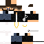 Minecraft skin texture, 64x64 pixels