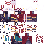 Minecraft skin texture, 64x64 pixels