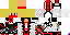 Minecraft skin texture, 64x32 legacy pixels