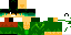 Minecraft skin texture, 64x32 legacy pixels