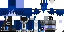 Minecraft skin texture, 64x32 legacy pixels