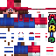 Minecraft skin texture, 64x64 pixels