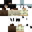 Minecraft skin texture, 64x64 pixels
