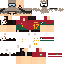 Minecraft skin texture, 64x64 pixels