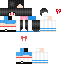 Minecraft skin texture, 64x64 pixels