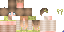 Minecraft skin texture, 64x32 legacy pixels