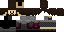 Minecraft skin texture, 64x32 legacy pixels