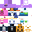 Minecraft skin texture, 64x64 pixels