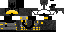 Minecraft skin texture, 64x32 legacy pixels